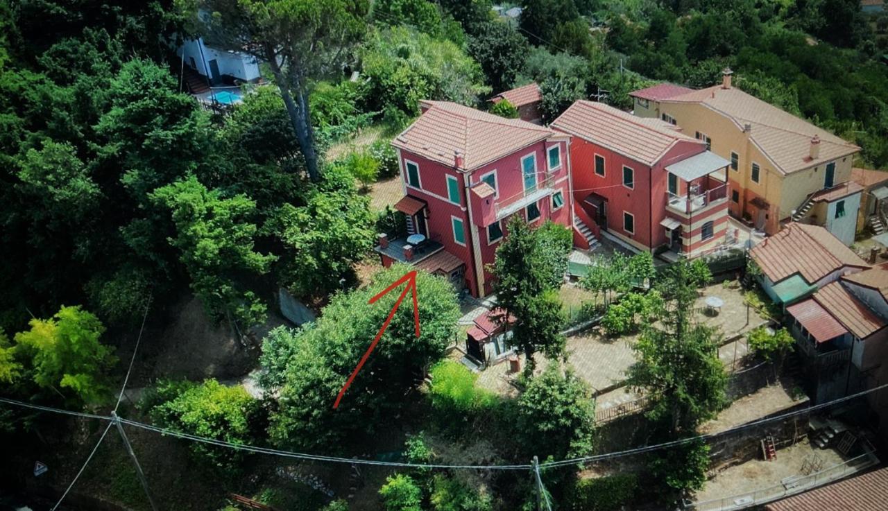 فيلا La Casa Rossa Arcola Con Vista المظهر الخارجي الصورة