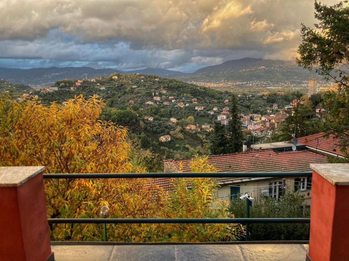 فيلا La Casa Rossa Arcola Con Vista المظهر الخارجي الصورة